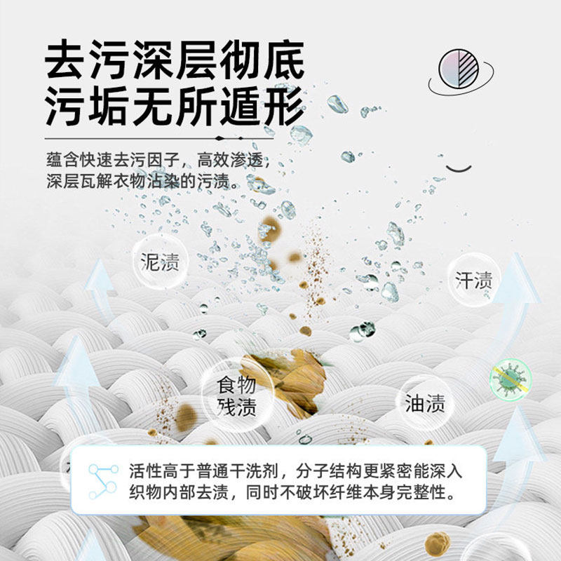 Misscell羽绒服清洗剂干洗剂免水洗家用强力去污去油清洁神器洗涤