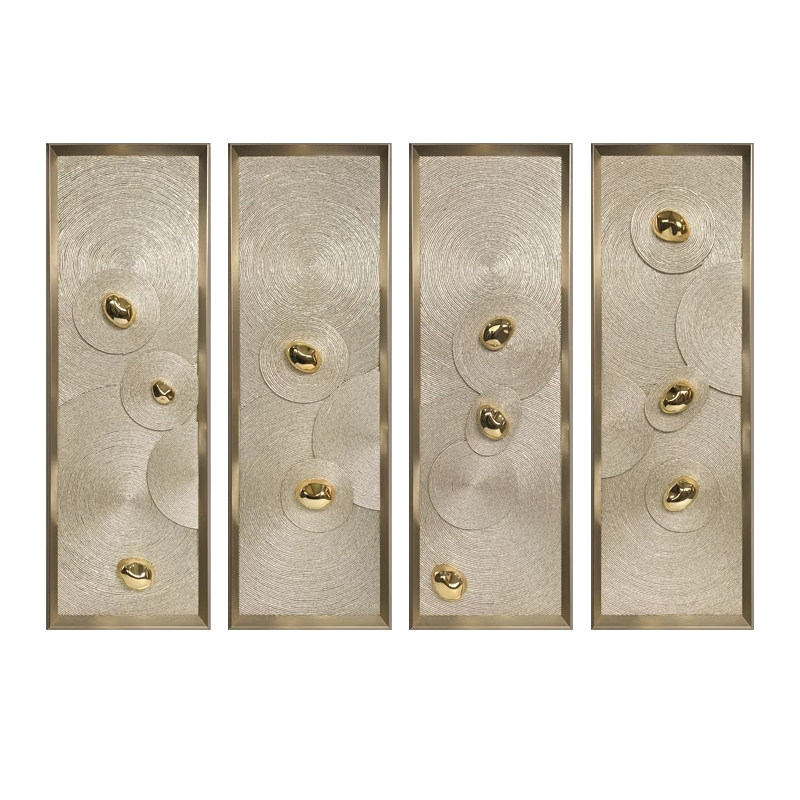 现代轻奢客厅沙发背景墙装饰画高档大气酒店餐厅多联立体挂画,淘宝优惠券,粉丝福利购,淘宝优惠卷