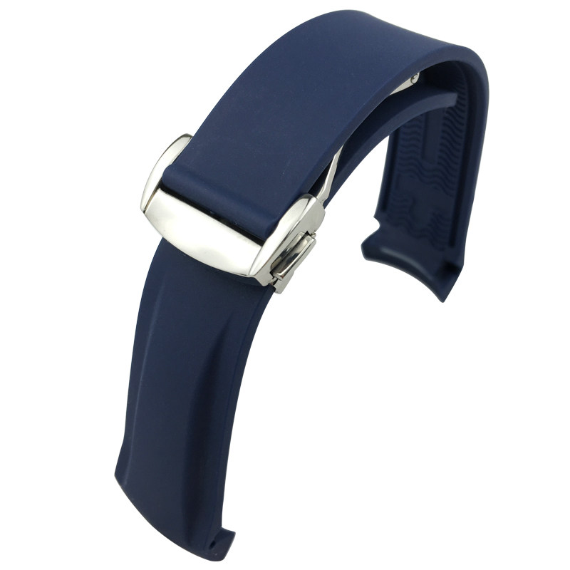 ygb原装欧米茄精工豪雅橡胶表带 ygb配件