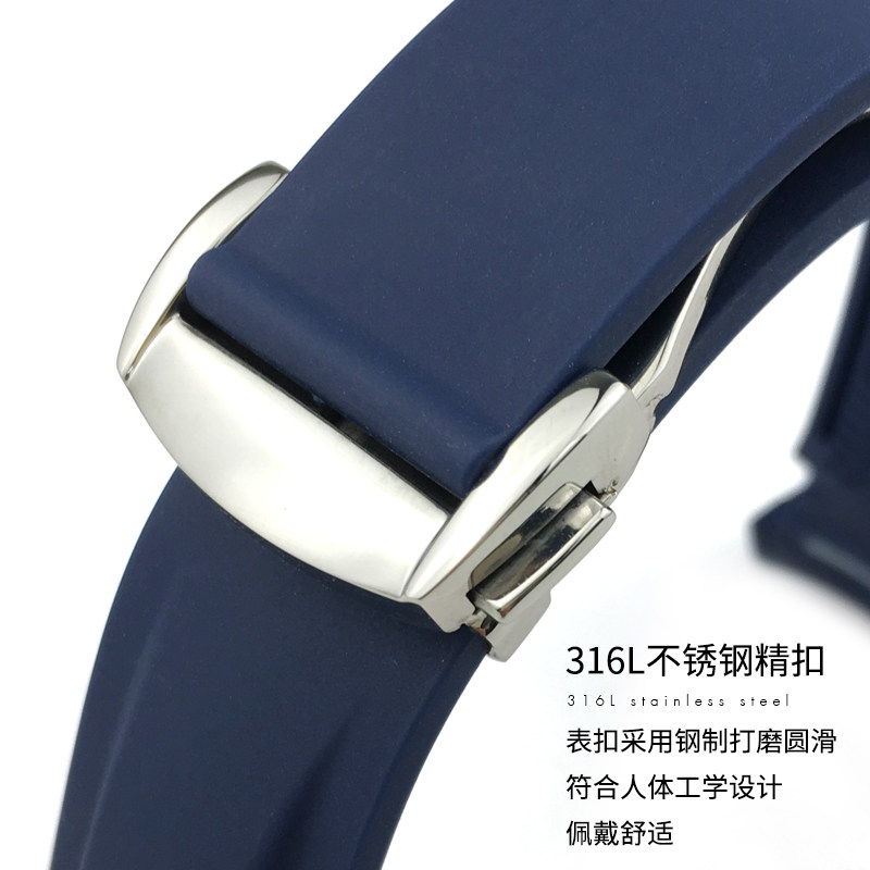 ygb原装欧米茄精工豪雅橡胶表带 ygb配件