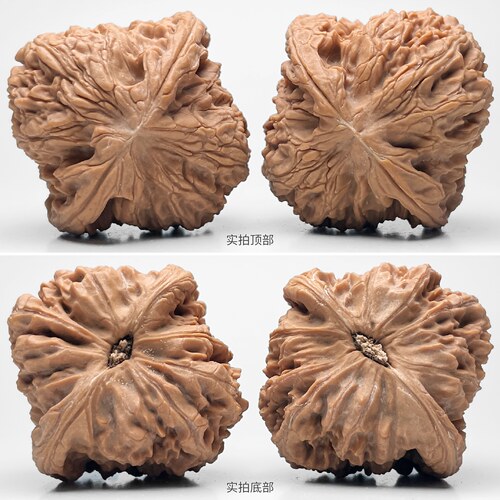 文玩核桃精品南疆石核桃一物一图A82541老树有修南将石特大尺46mm - 图2