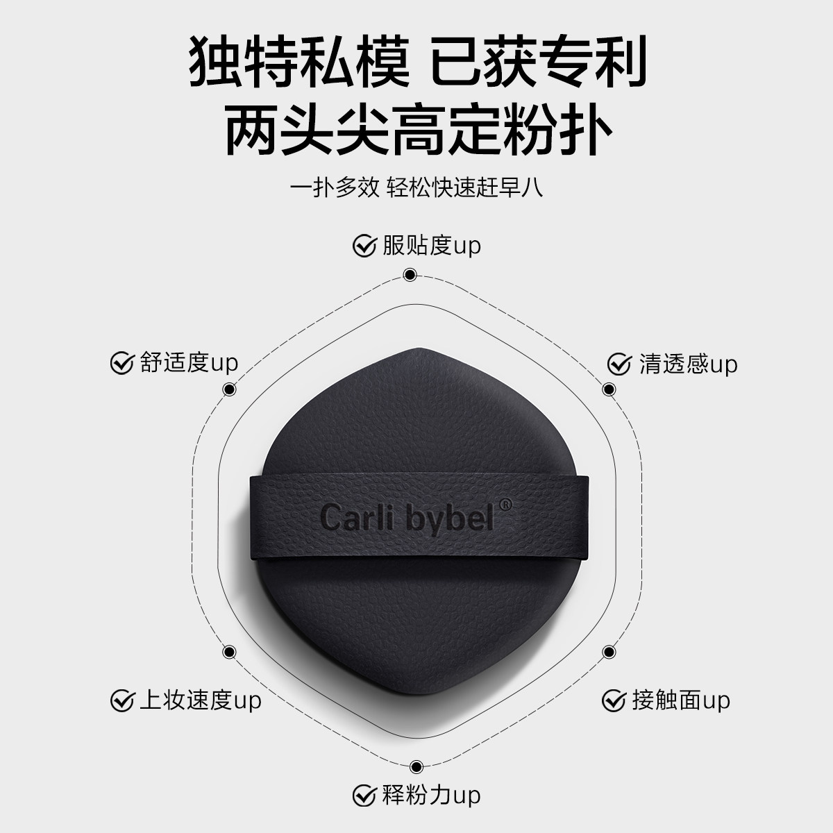 气垫粉扑粉底液专用超软不吃粉的第一名定上美妆化妆海绵散粉饼扑,淘宝优惠券,粉丝福利购,淘宝优惠卷