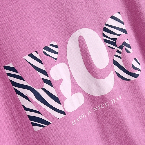 Хлопковая летняя футболка с коротким рукавом с круглым воротником для отдыха, принт