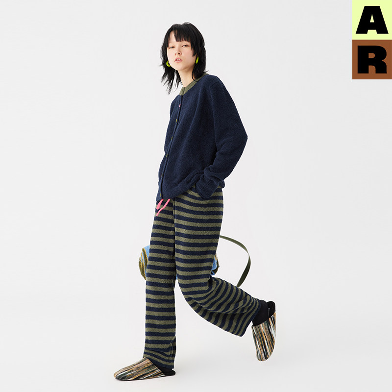 【章若楠同款】AR拼色半边绒开衫家居服套装女可外穿睡衣秋冬保暖,淘宝优惠券,粉丝福利购,淘宝优惠卷