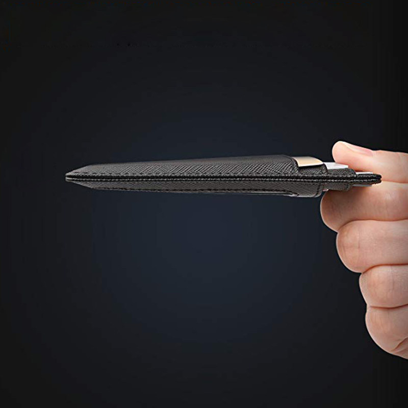 机动车皮套卡包男士超薄一体小钱包 easyonly卡包