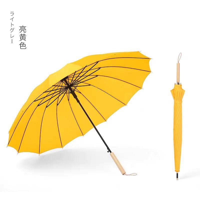 背着善宰跑雨伞和好雨伞经常请吃饭的漂亮姐姐同款ins长柄雨伞