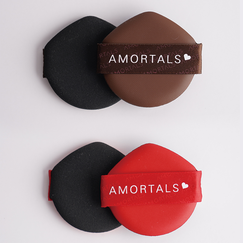 amortals尔木萄半语专卖店尔木萄气垫粉扑散粉粉饼海绵粉底液专用蛋蛋定妆南瓜化妆棉蘑菇头2