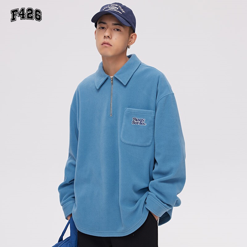 【f426官方店】国潮牌情侣街头衬衫 f426Polo衫