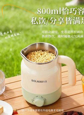 便携电热炖煮杯烧水煮茶