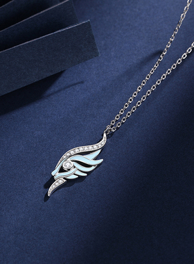 原创一鹿有你护佑项链S925银饰送女生女朋友老婆百搭首饰新年礼物