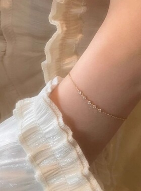 细款排钻轻奢高级感通勤锁骨链女