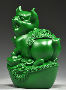 花梨祝福新古典客厅木头摆件补角