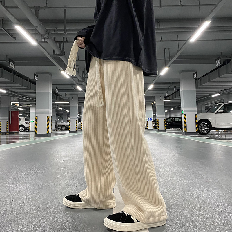 垂坠感灯芯绒裤子男秋冬季休闲裤 佐庭休闲裤