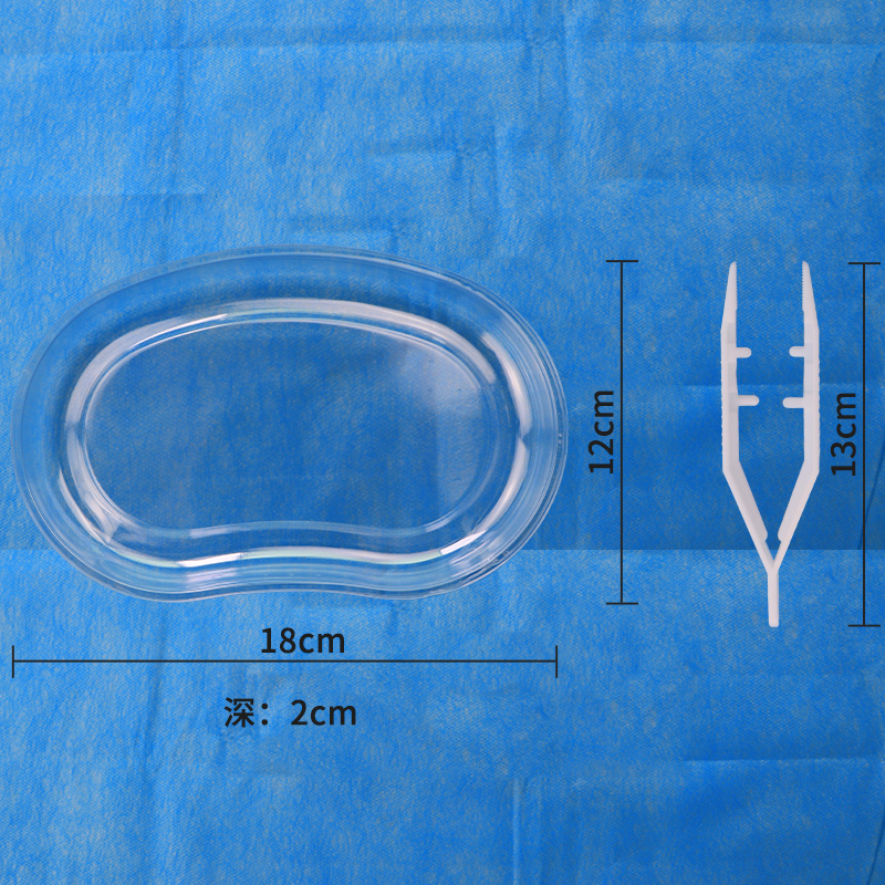 一次性弯盘医用托盘外科换药盘方盘护理包工具无菌镊子医疗夹子-图0