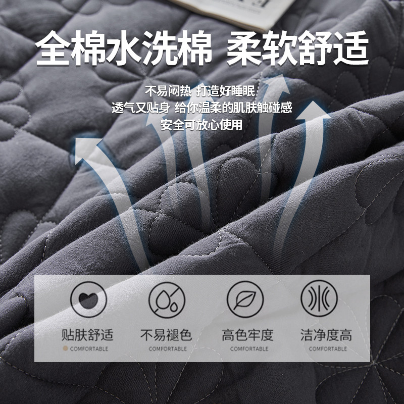 全棉床裙加厚夹棉床垫带裙边床边防脏布床罩2025新款四季通用床罩,淘宝优惠券,粉丝福利购,淘宝优惠卷