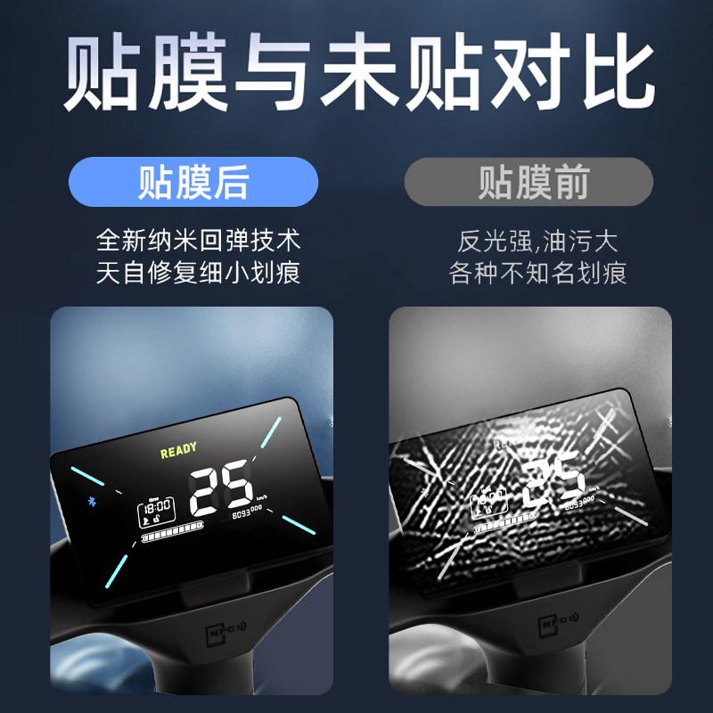 AR超清膜适用九号vzmix电动车仪表膜屏幕钢化保护贴贴纸装饰配件,淘宝优惠券,粉丝福利购,淘宝优惠卷