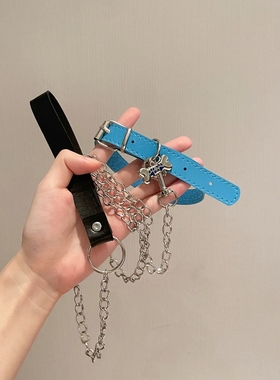 捆绑ms情趣脚镣助爱狗链人用男激情脚环禁欲女m男链情侣角色扮演