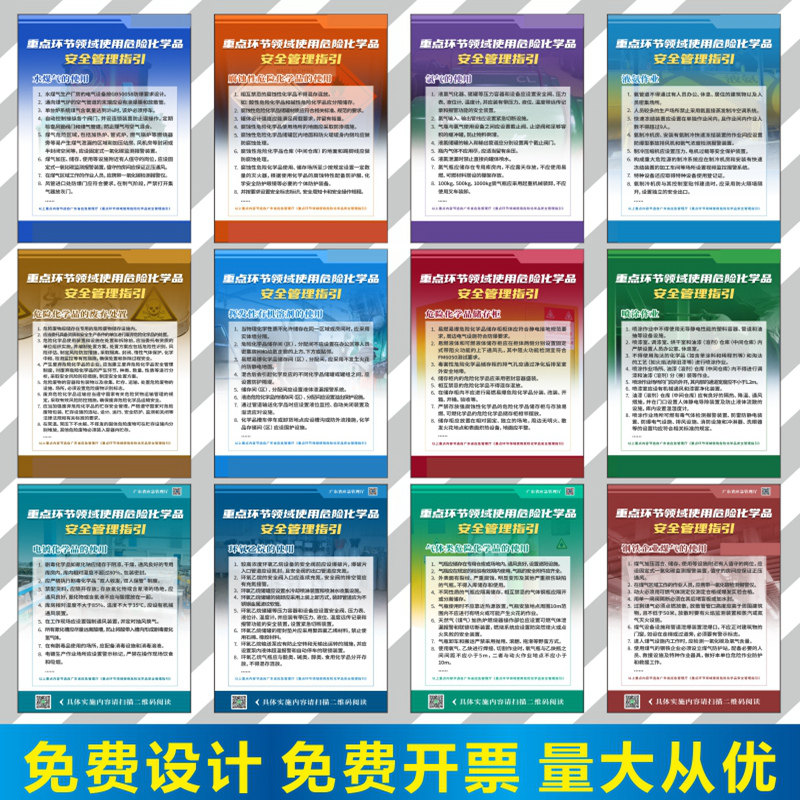 广东省企业安全生产一线三排标识牌有限空间重点环节领域信息公示牌危险化学品主要负责人责任落实工作指引图_虎窝淘