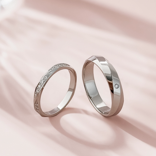 I-PRIMO对戒 FORTUNA命运之轮 钻石黄金情侣婚戒求婚戒   iprimo - 图1