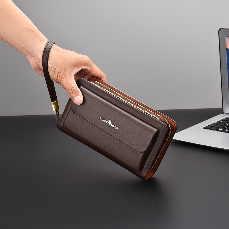 男士手拿包皮包休闲大容量夹包商务挂手抓包零钱包卡包钱包手机包,淘宝优惠券,粉丝福利购,淘宝优惠卷