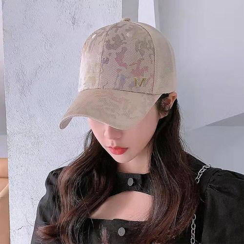 青年户外出游棒球帽 网红女防晒防紫外线太阳帽子 休闲遮阳鸭舌帽 - 图2