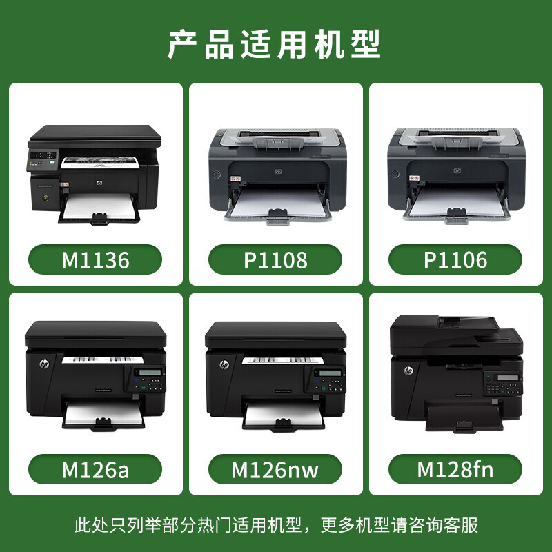 慧印适用惠普M126a硒鼓HP126 M126nw易加粉M128fn/fp/fw M202n/dw M226dw/dn 388a墨盒CC388A 88a打印机晒鼓 - 图2