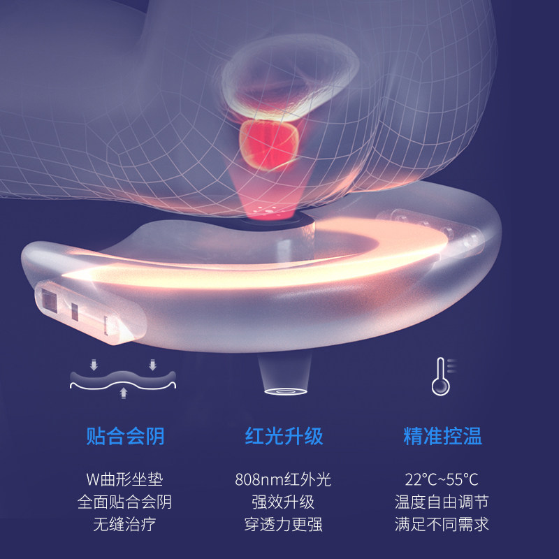 光盾前列腺家用增生按摩红光治疗仪 智舒医疗器械理疗仪（器械）