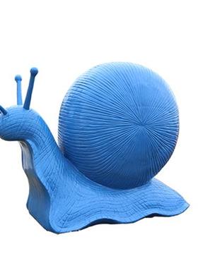 大型卡通彩色蜗牛雕塑户外玻璃钢草坪庭院幼儿园景观动物装饰摆件