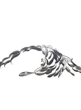 户外大型不锈钢雕塑定制广场景观落地摆件水池水景金属小鱼装饰品