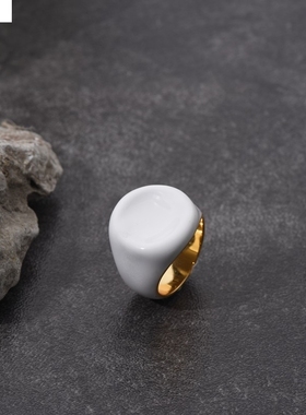 新款BV绿色珐琅釉电话线耳环三角形耳钉夸张项链戒指女欧美新款