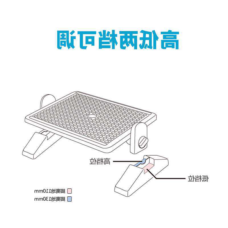 人体工学脚踏板儿童踩踏板升降钢琴凳办公搁脚垫脚孕妇按摩舒缓-图1
