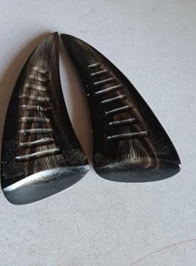 真牛角九宫八卦圣卦道家法器法师用品牛角卦不可立