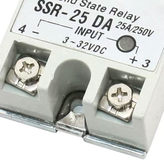 Single Phase DC Control AC Solid State Relay 25A SSR-25 DA T - 图0