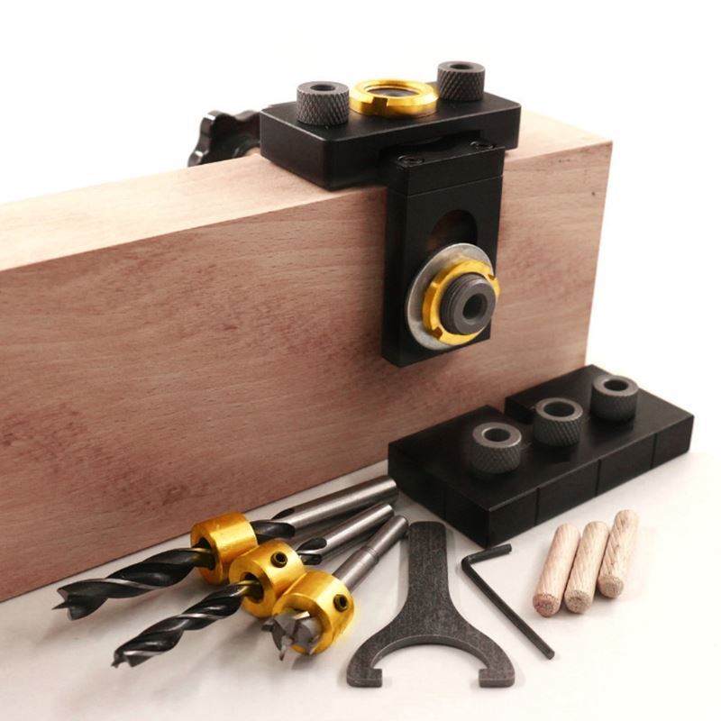 U50A 3-in-1 Punch Locator Adjustable Doweling Jig 8/15mm Dri-图0