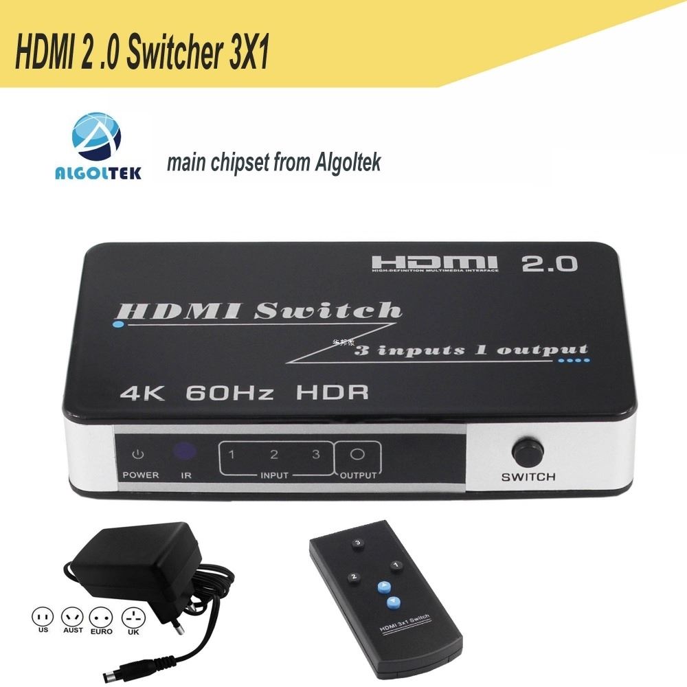 HDmatters UHD HDMI 2.0 Switcher HDR 4k HDMI Switch hub box 5 - 图3