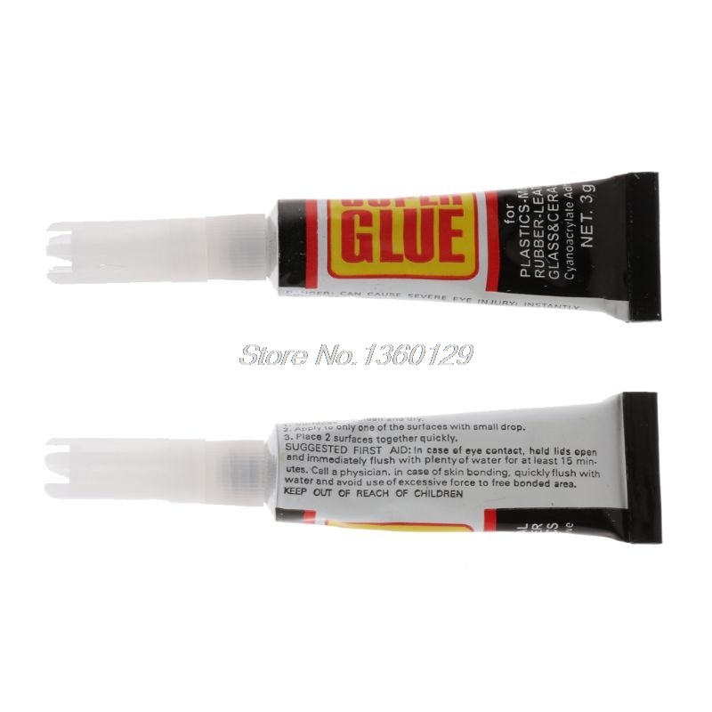 12Pcs Liquid Instnt Strong Super Glue 502 Wood Lether Rubb-图0