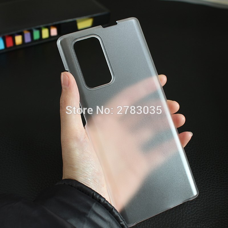 Custodia telefono protettiva per LG Wing 5G ultra sottile opaca per PC