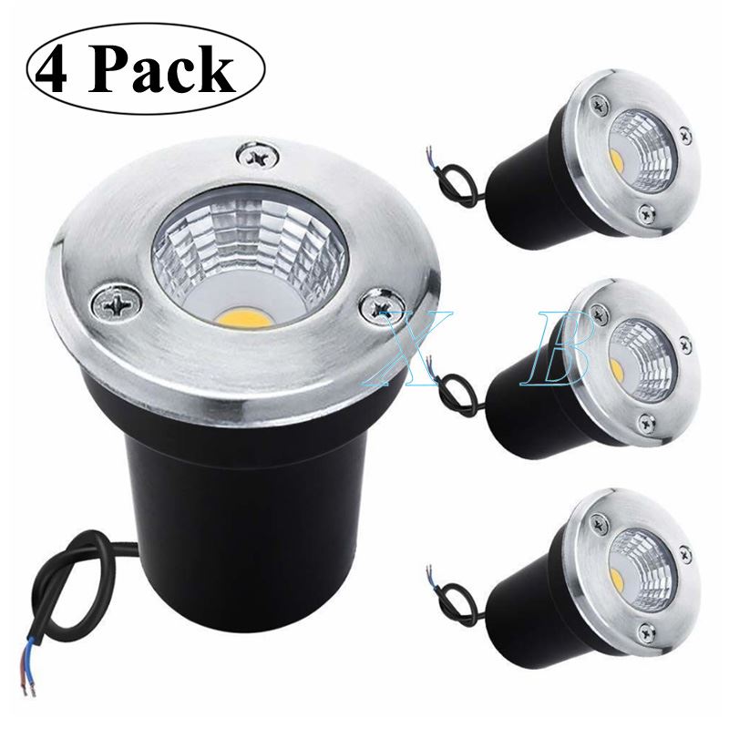 4 Pack IP68 Waterproof LED underground Light 5W 10W 15W Outd - 图2