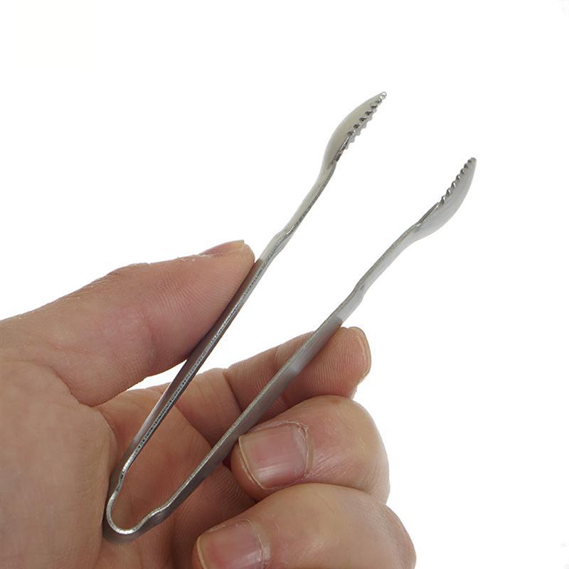 Stainless Steel Ice Cube Clip Ice Tong Sugar Tongs Portable - 图1