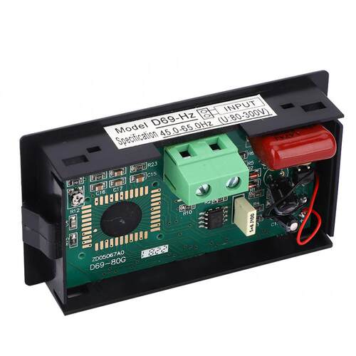 Frequency Meter D69-HZ Digital Display 10~199.9Hz AC80~00V - 图1