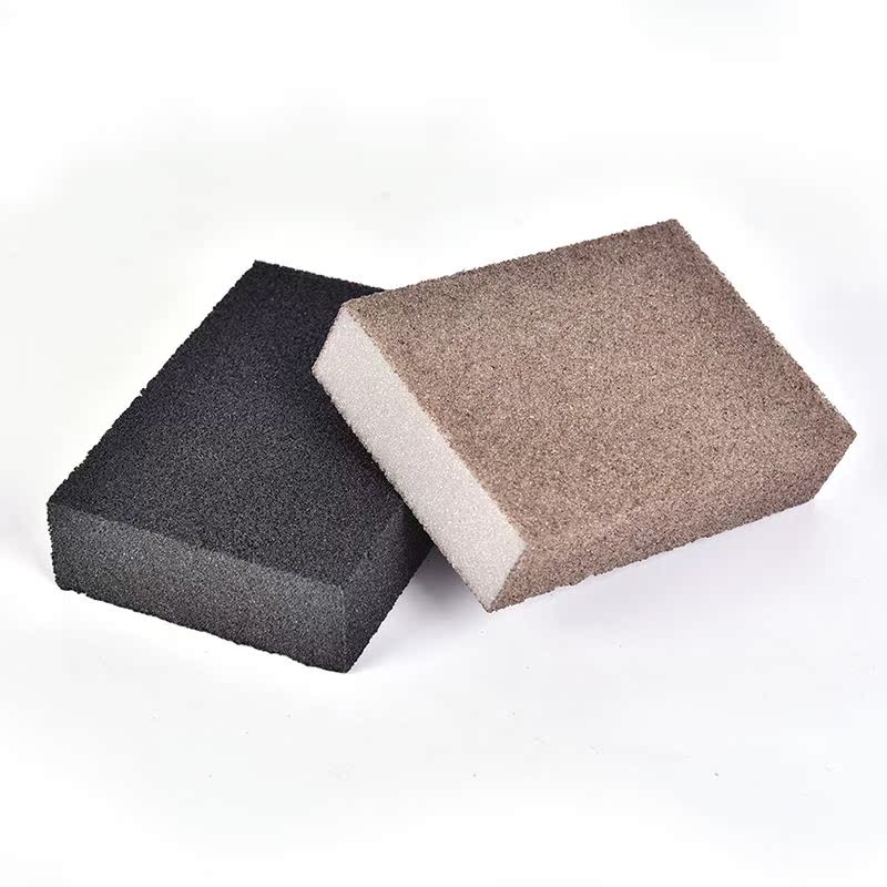 1pc Sponge Emery Magc Clean Rub Wth Handle For Ktchen Sup - 图0