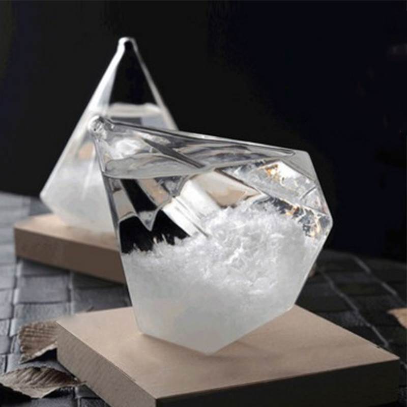 Droplet Heart star Storm Glass Bottle Weather Forecast Predi - 图2