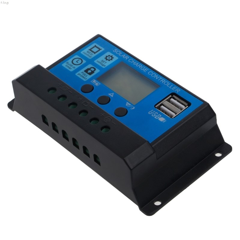 PWM 10/20/30A Dual USB Solar Panel Battery Regulator Charge - 图3