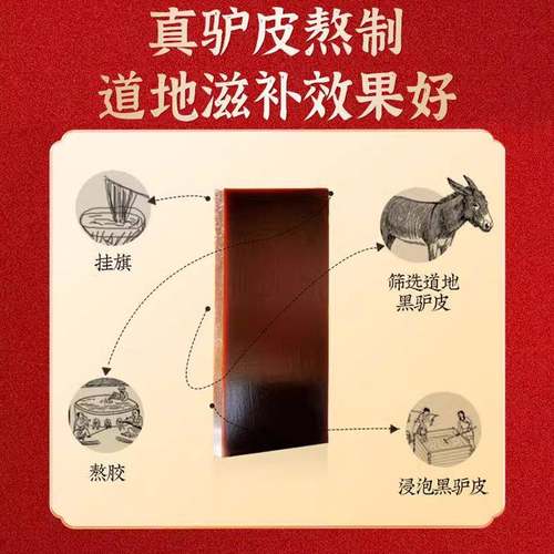 官方旗舰店即食阿胶糕东阿山东固元膏阿胶糕女性营养品气血女性6 - 图3