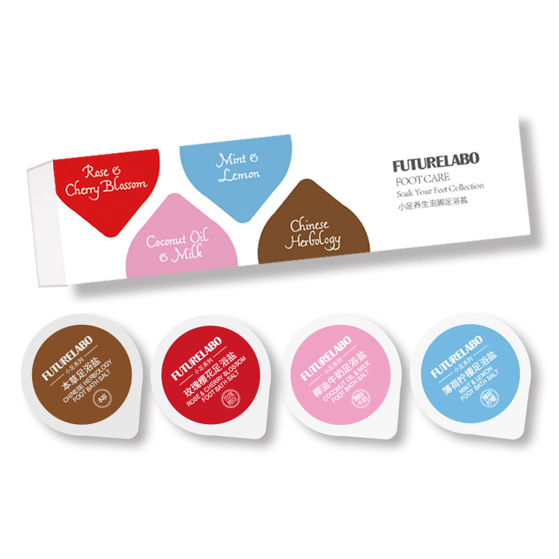 小足系列养生泡脚玫瑰牛奶足浴盐 futurelabo浴足剂