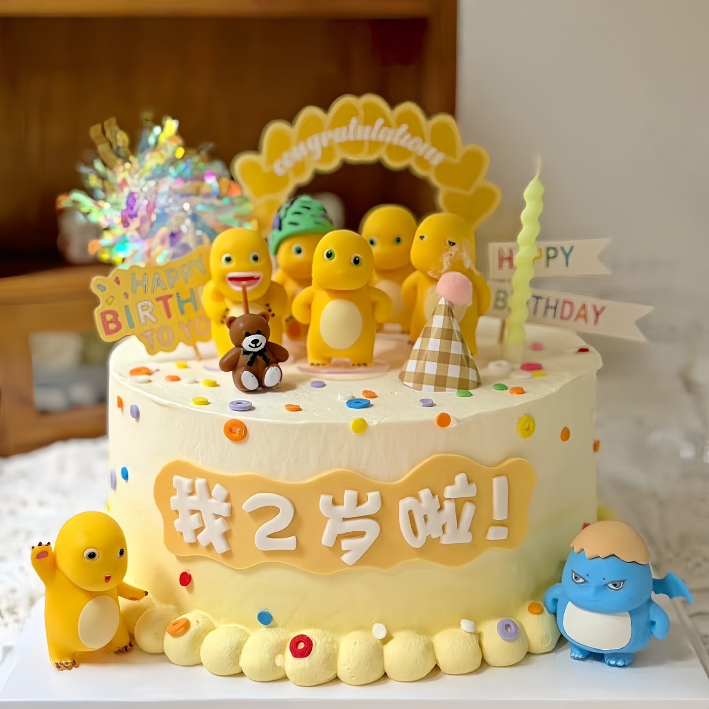 网红可爱奶龙蛋糕装饰摆件胖胖龙小恐龙公仔儿童烘焙生日甜品插件,淘宝优惠券,粉丝福利购,淘宝优惠卷