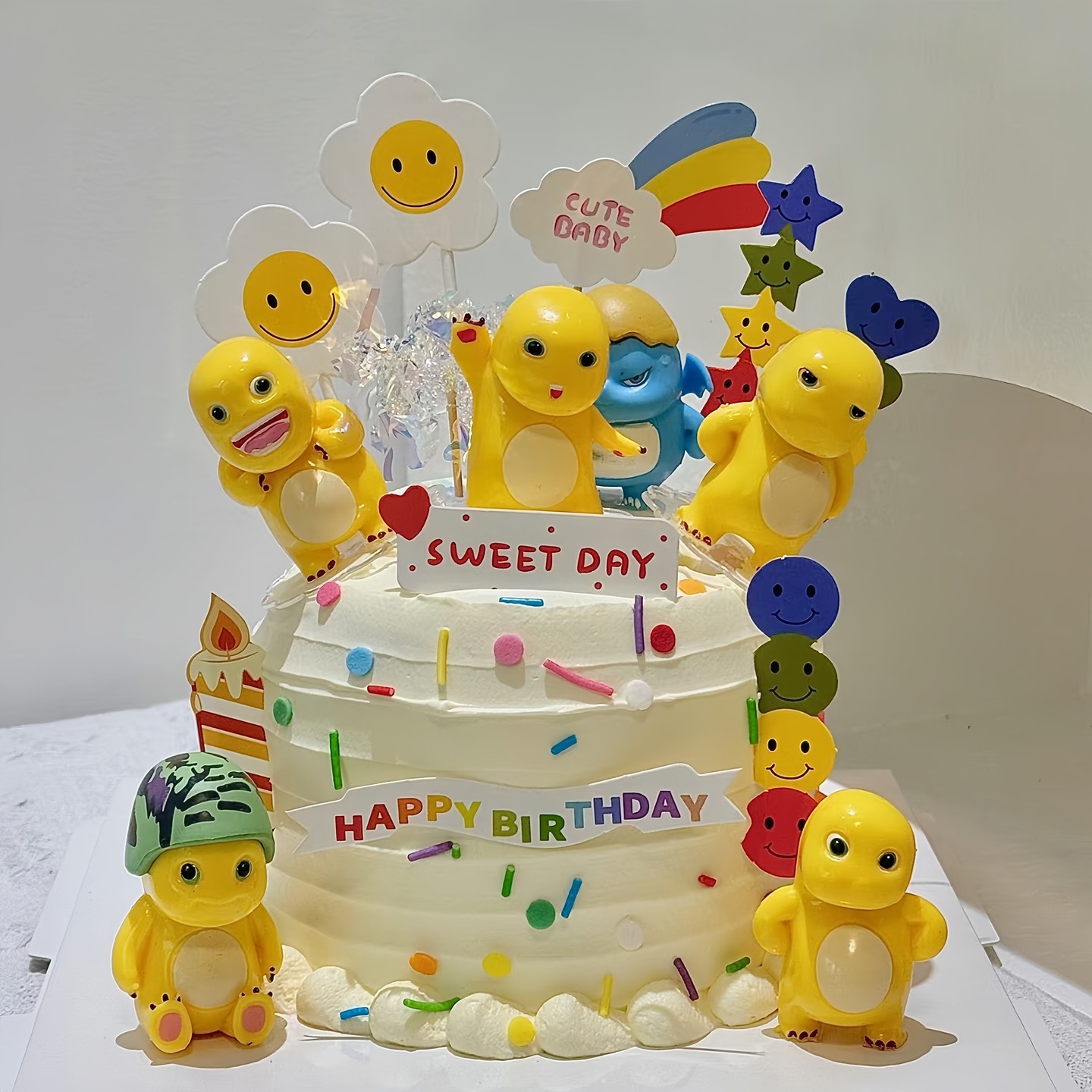 网红可爱奶龙蛋糕装饰摆件胖胖龙小恐龙公仔儿童烘焙生日甜品插件,淘宝优惠券,粉丝福利购,淘宝优惠卷