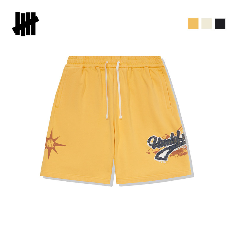 UNDEFEATED五条杠官方夏季新品时尚潮流美式休闲贴布绣卫裤短裤,淘宝优惠券,粉丝福利购,淘宝优惠卷