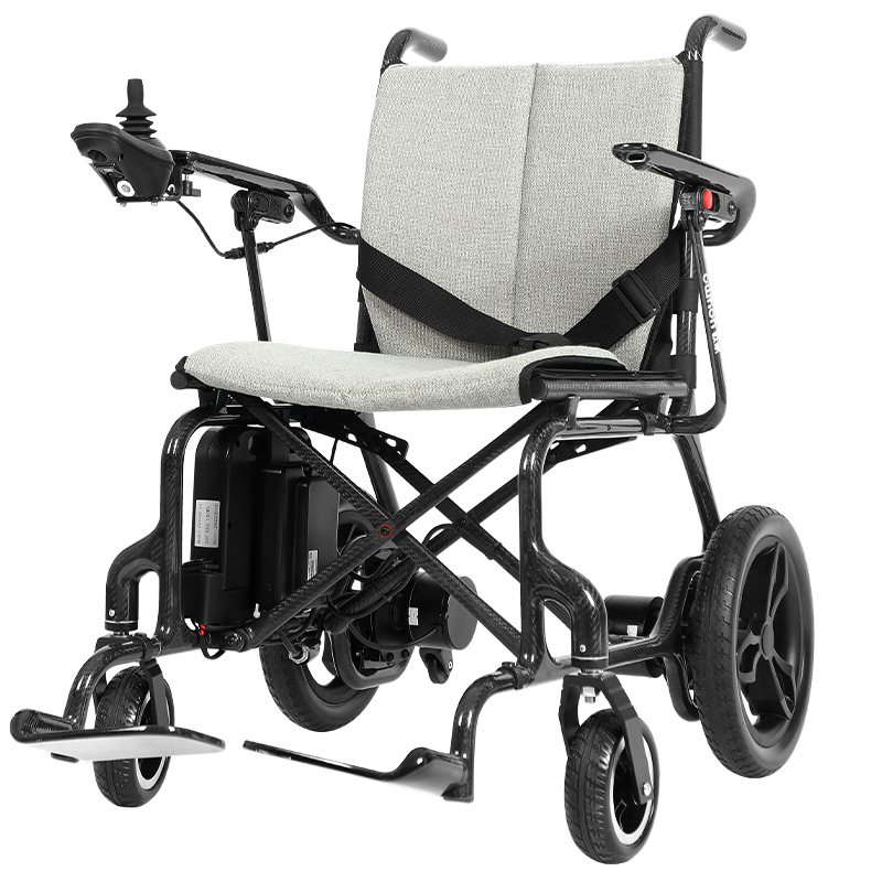 德国欧航新款电动轮椅轻便折叠智能全自动碳纤维老年人专用代步车 - 图3