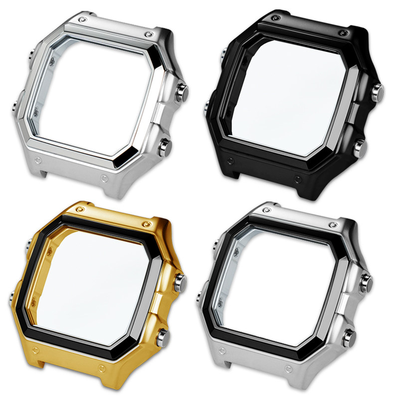 臻品涵适配卡西欧AE-1200WH AE1300改装精钢手表壳AE1200金属外壳 - 图3